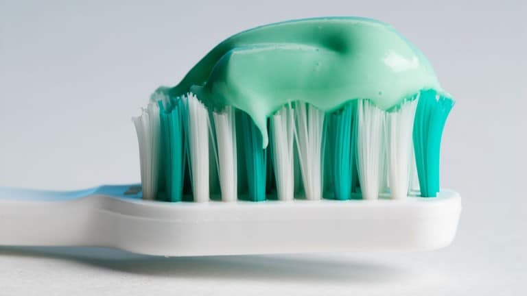 clean with toothpaste