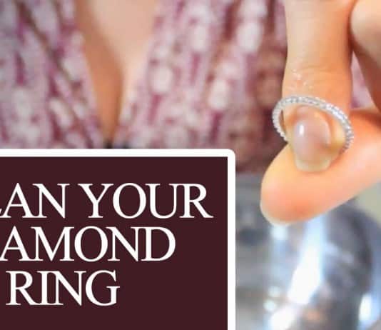 Clean Your Diamond Ring! clean a diamond ring