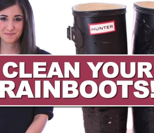 Rubber Rain Boots: The Cleaning & Maintenance Guide. Clean Rain Boots