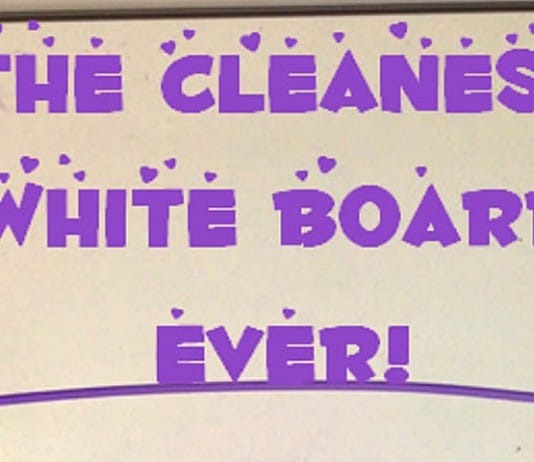 Remove Marks & Stains from your White Board! the cleanest white board ever