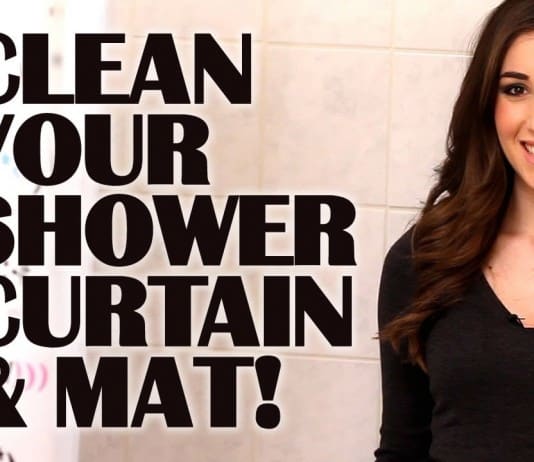 How To Clean A Plastic Shower Curtain & Mat