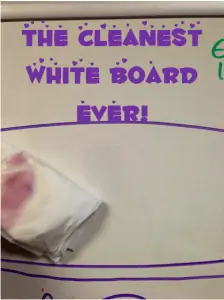 The Cleanest White Board Ever! 
