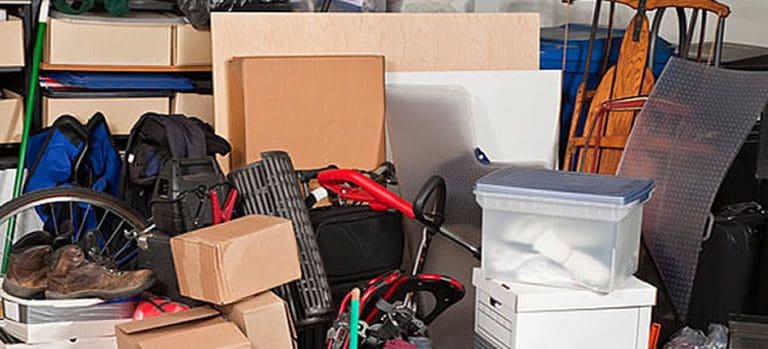 messy garage