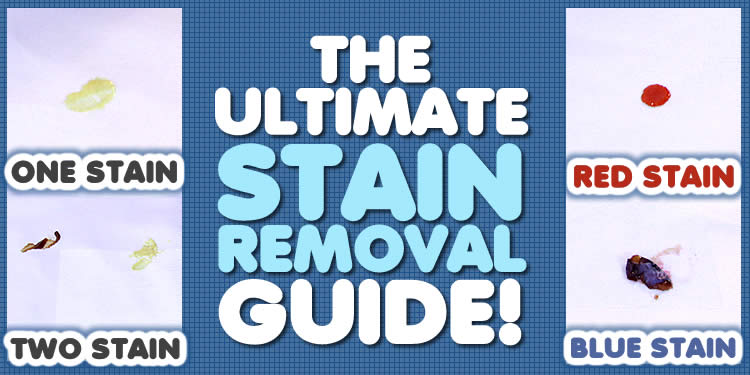 Fabric Stain Removal Chart