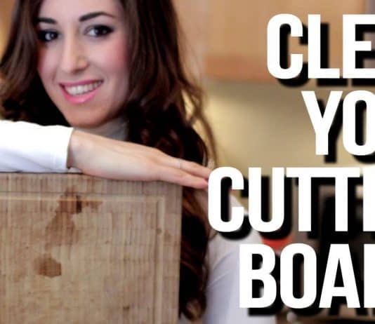 Cleaning Your Cutting Board!