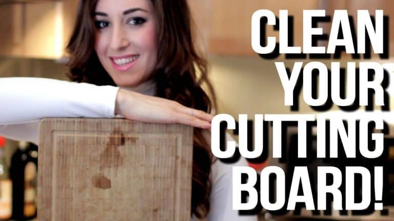 Cleaning Your Cutting Board!