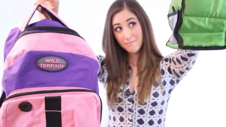 clean a backpack