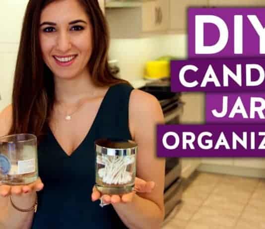 DIY Candle Jar Organizers!