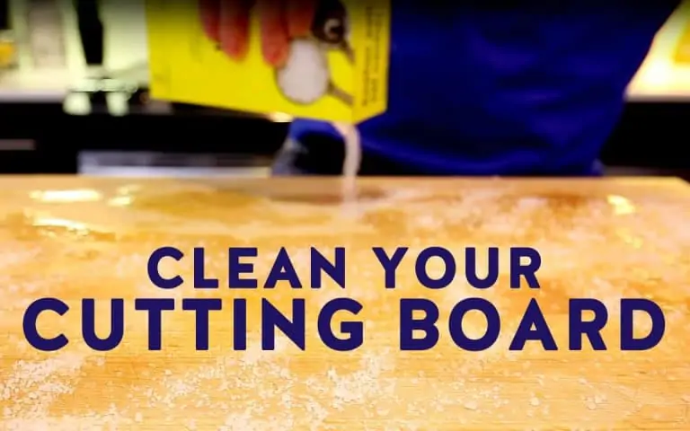 How to Clean Your Cutting Board!