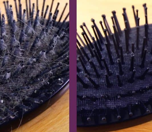 Quickly & Easily Clean Your Hairbrush!