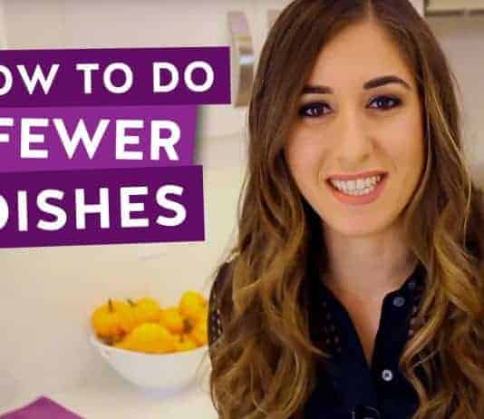 Do FEWER Dishes!