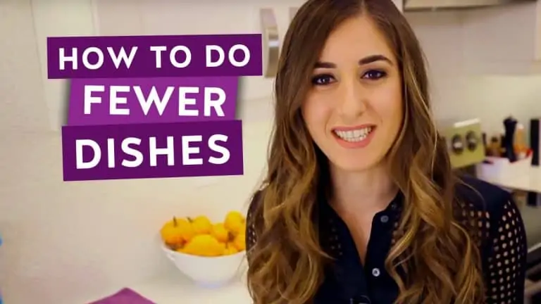 Do FEWER Dishes!