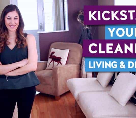 Living Room & Dining Room: Kickstart Your Cleaning