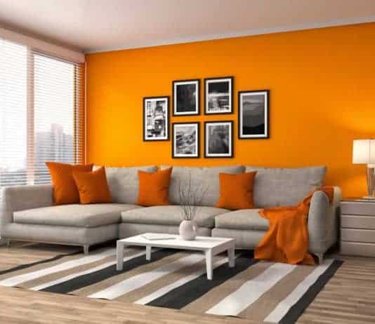 5 Simple Tricks To Breathe New Life Into Your Home! orange room