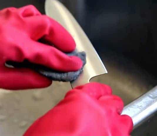 Super Fine Steel Wool Hacks! cleaning a knife