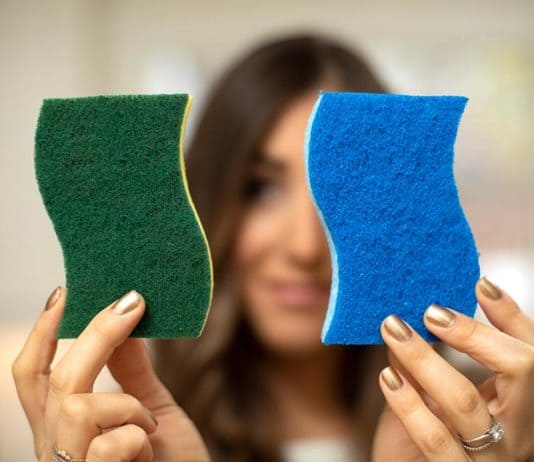 Cleaning Expert Debunks Popular Cleaning Myths melissa maker scotchbrite sponge