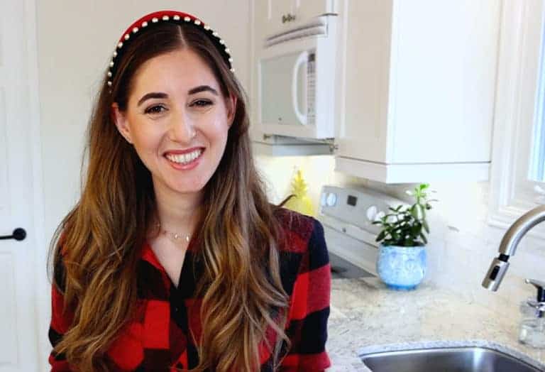 Melissa Maker in her kitchen