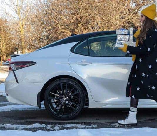 Celebrating Hanukkah in 2020 at the CMS HQ (with the Toyota Camry Hybrid XSE) Melissa Maker Toyota