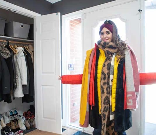 How to Wash A Winter Coat: Laundry Hacks Melissa Maker wearing winter coats