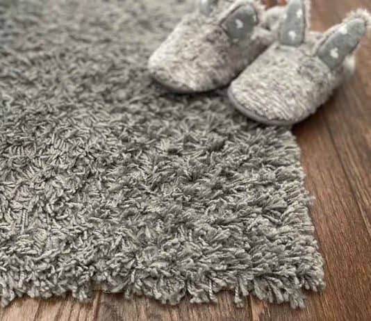 How to Clean a Shag Rug shag rug with slippers