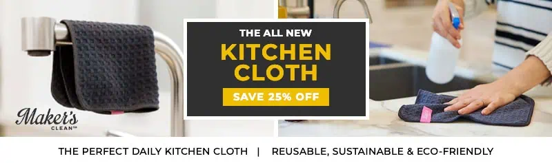 makers clean kitchen cloth